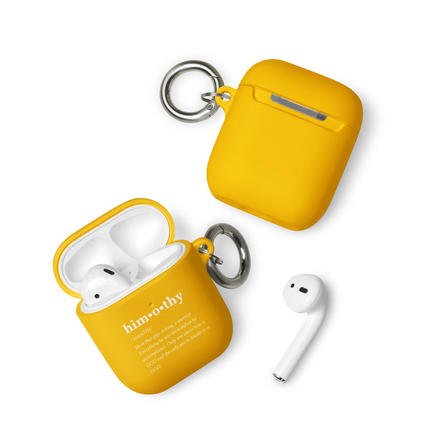 himothy Definition Rubber Case for AirPods®