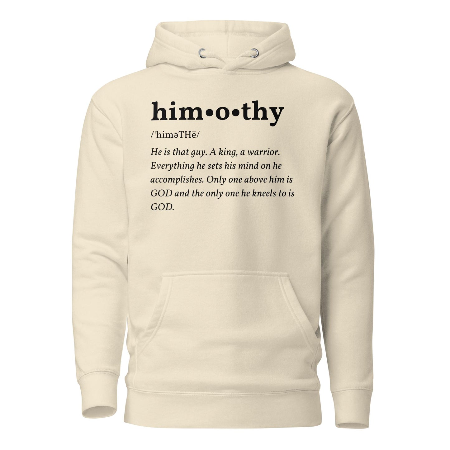 himothy (blck letter) Hoodie