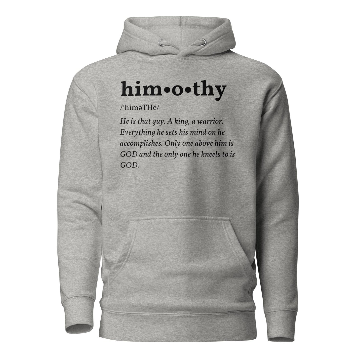 himothy (blck letter) Hoodie