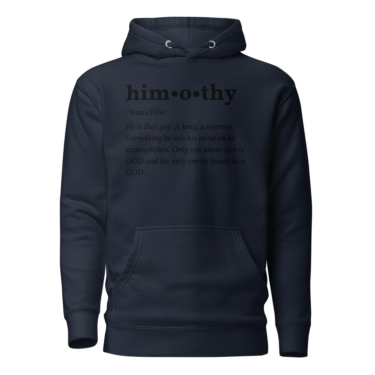 himothy (blck letter) Hoodie