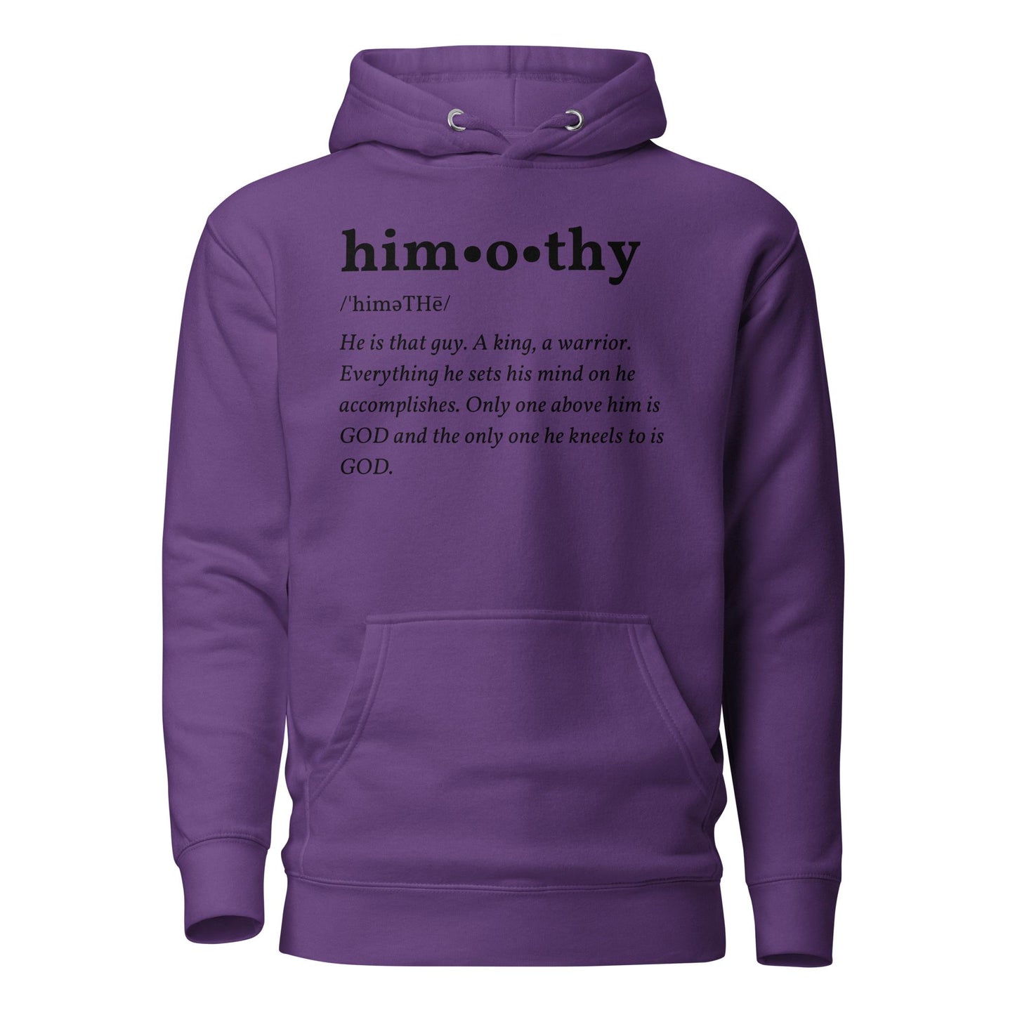 himothy (blck letter) Hoodie