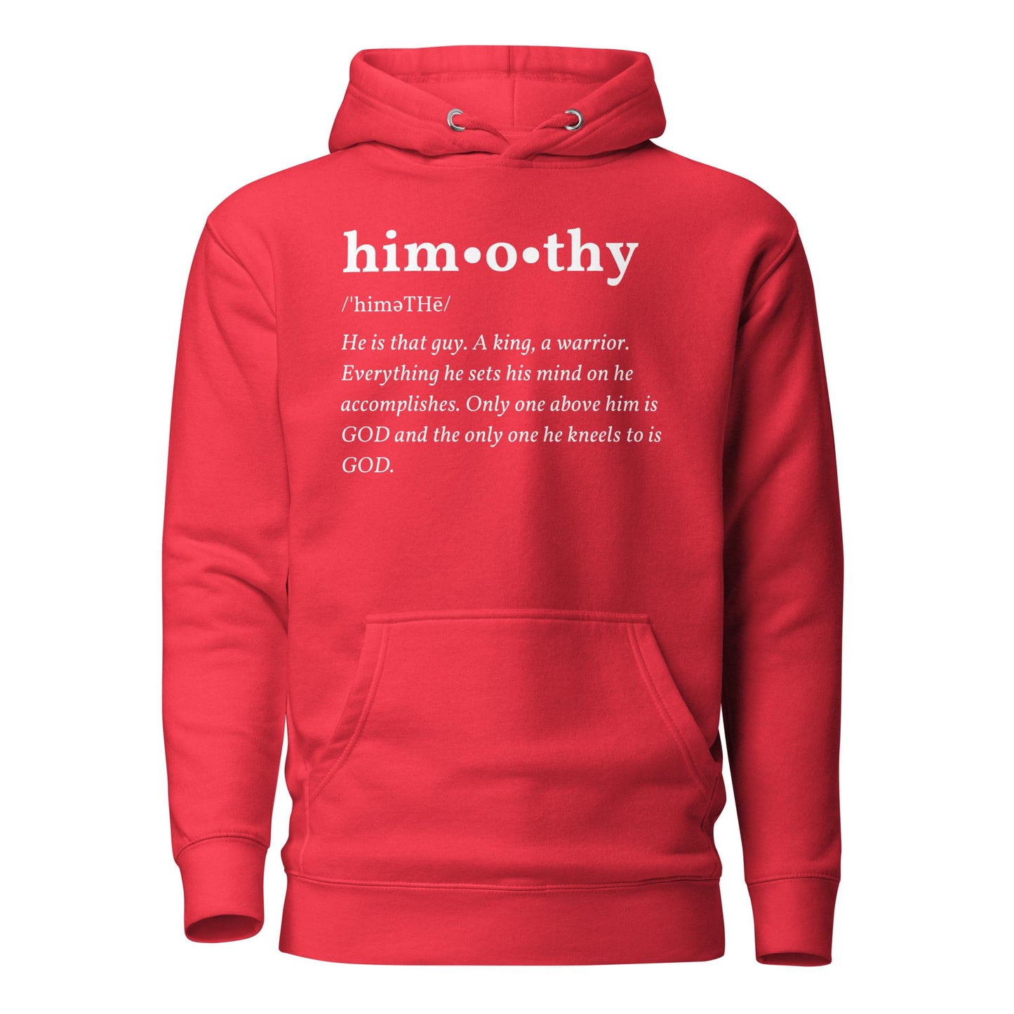 himothy (whte letter) Hoodie