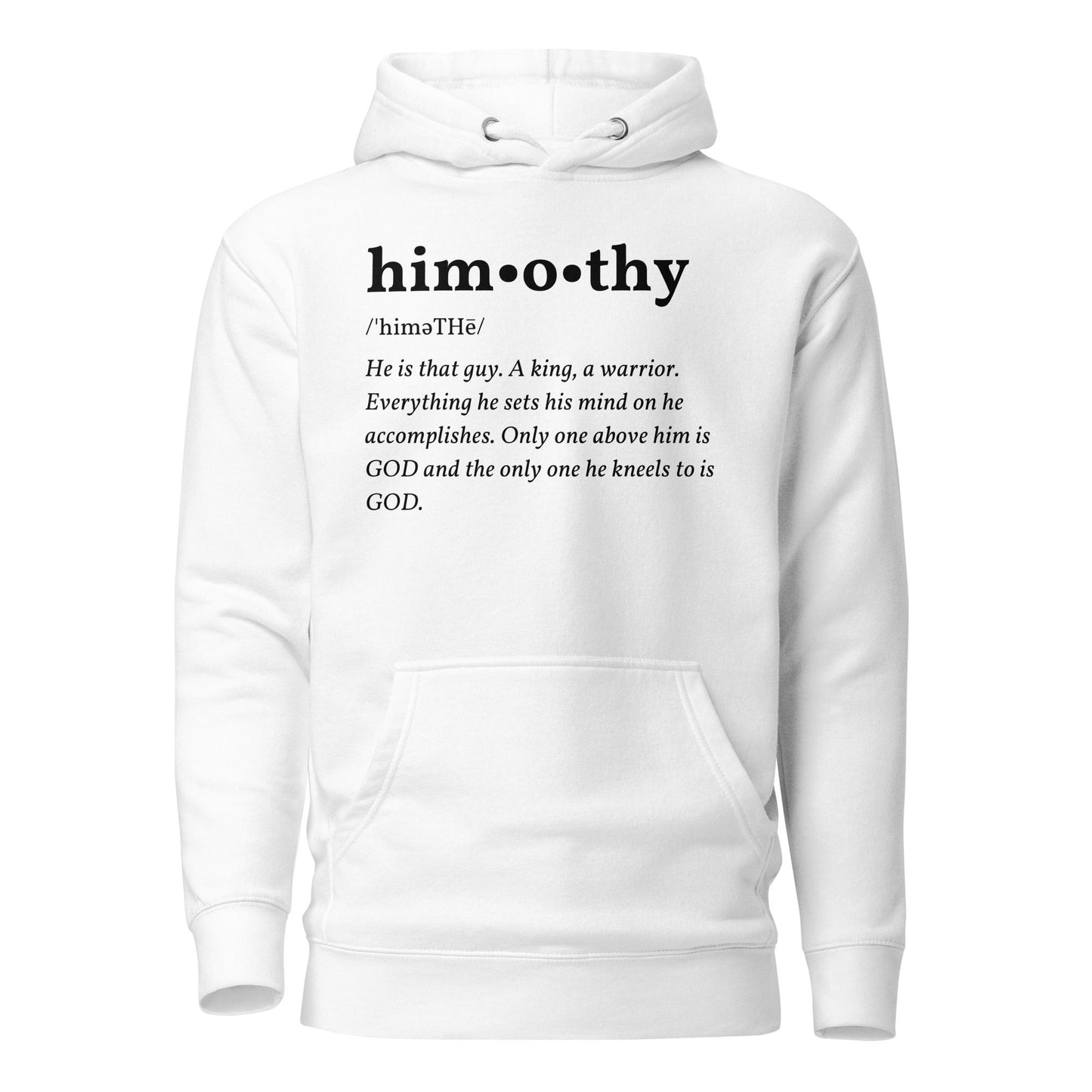 himothy (blck letter) Hoodie